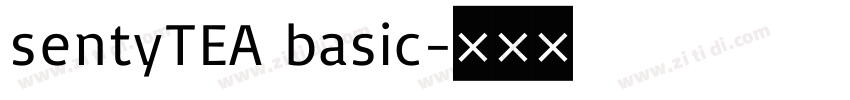 sentyTEA basic字体转换